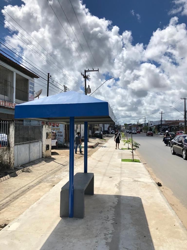 Prefeitura reforma abrigos de ônibus em diversas localidades da capital - SMTT Aracaju